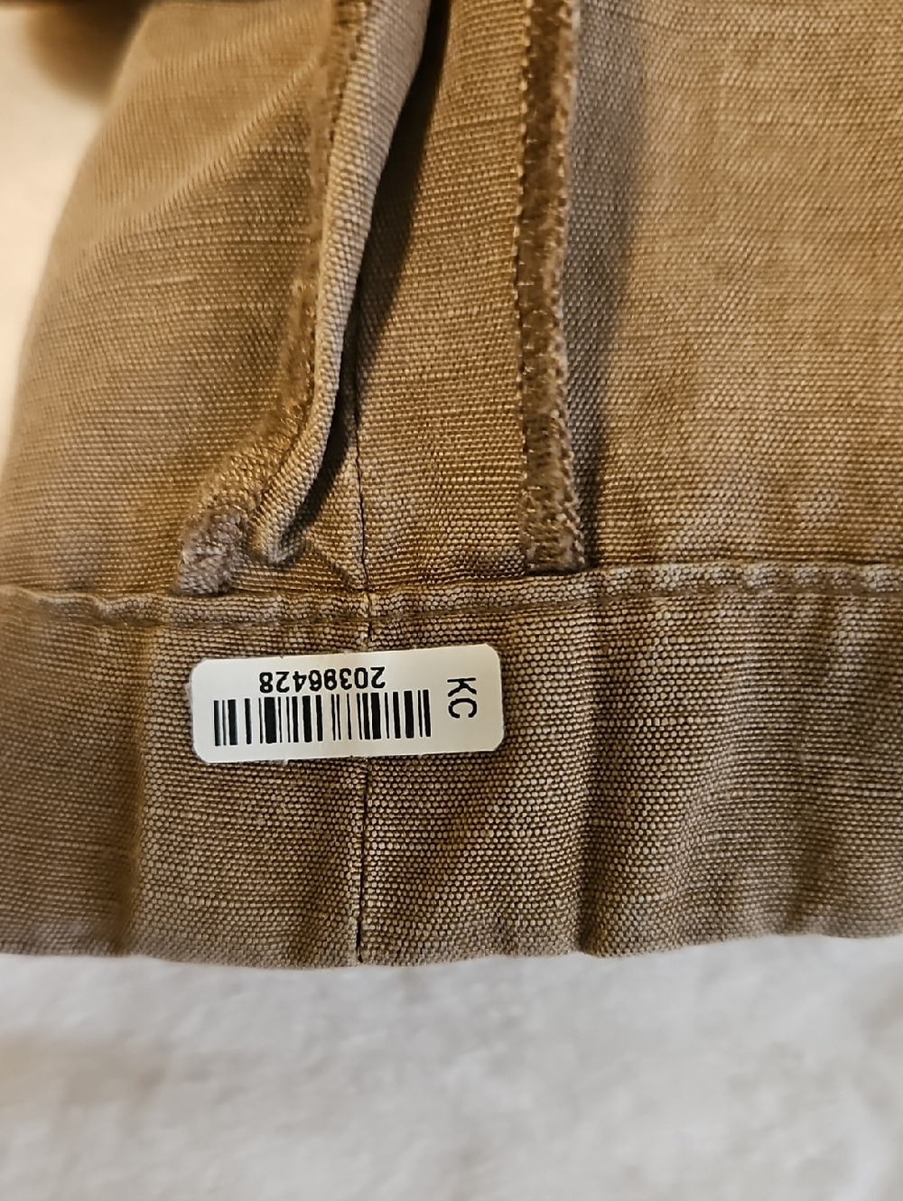 Saint Laurent Pleated High-Waist Cuffed Shorts in Taupe - Picture 8 of 9